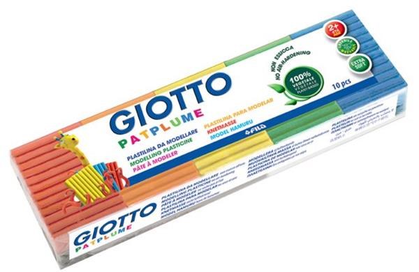 Plastilina patplume giotto 500 gr. assortita