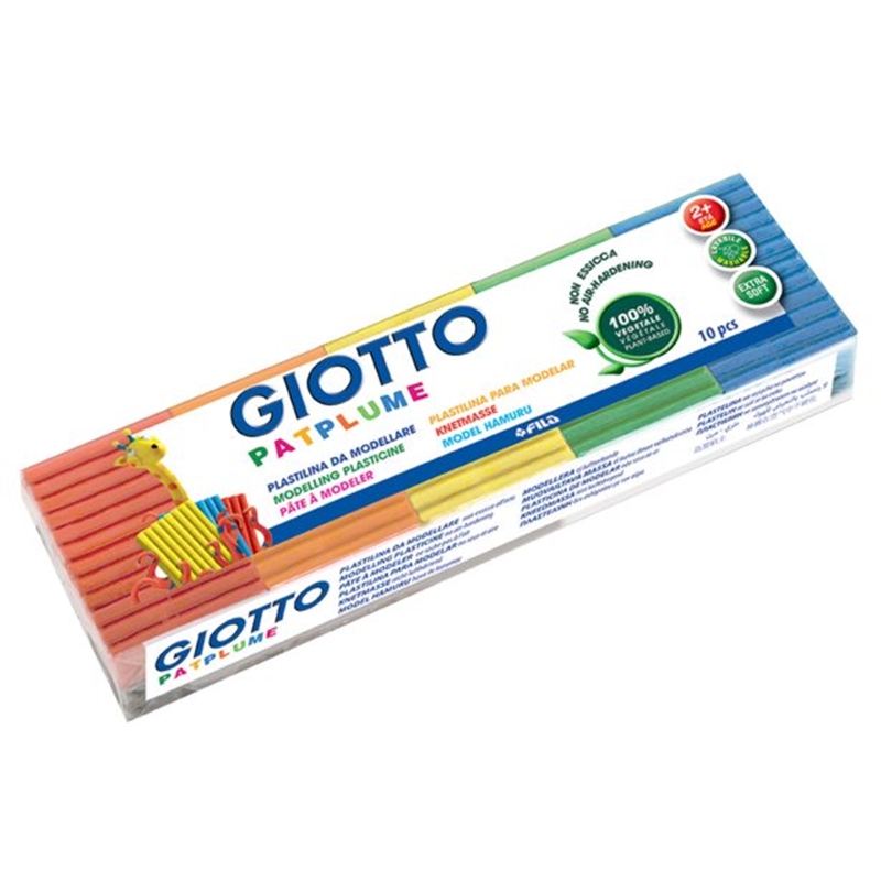 Plastilina patplume giotto 500 gr. assortita