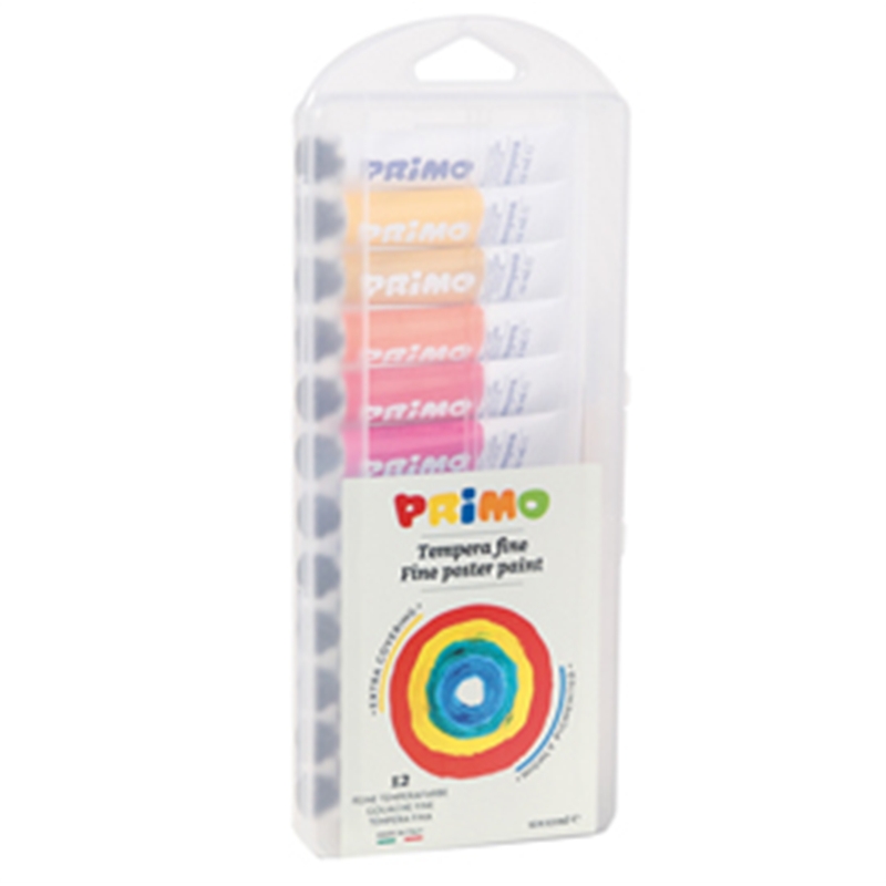 Primo tempera tubetti sc. 12 pz.