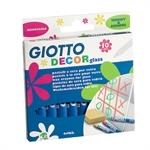 Pastelli a cera acquarellabili scatola 10 colori giotto