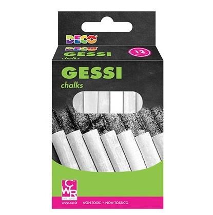 Gessi rotondi bianchi 10 pz.
