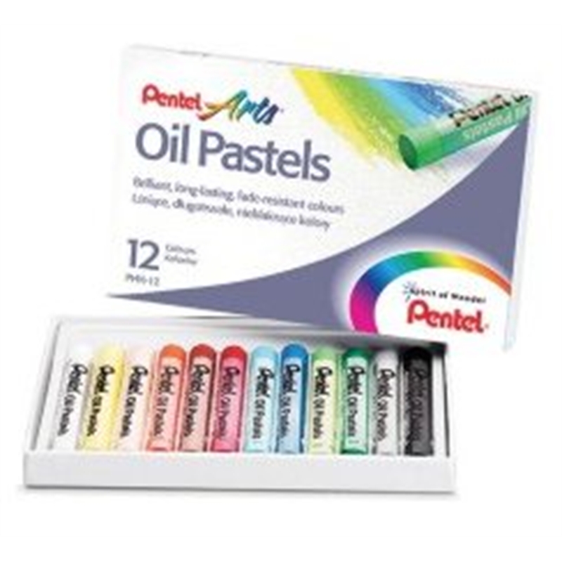 Pastelli ad olio 12 colori