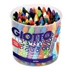Pastelli a cera maxi barattolo 60 pz. Giotto