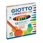 Pennarelli punta piccola scatola 12 colori turbocolor Giotto