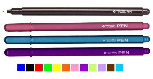 Penna con punta sintetica tratto pen