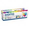 Colori a dita 6 barattoli da 100 ml. Giotto