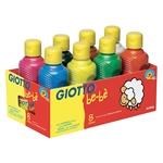 Tempera pronta in flacone da 0,250 litro Giotto 8 flaconi