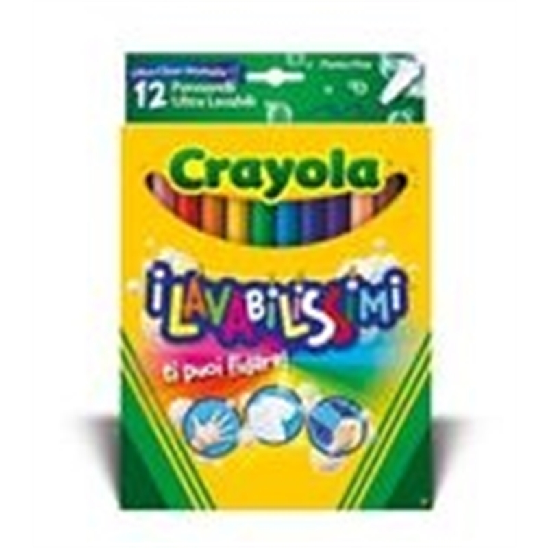 Crayola 12 pennerelli lavabilissimi