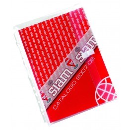 Busta con perforazione universale cm.22x30 con soffietti e chiusura laterale in velcro