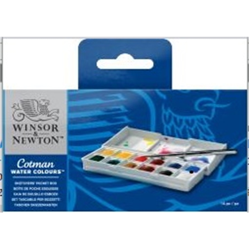 Acquarelli Cotman set tascabile 12 colori