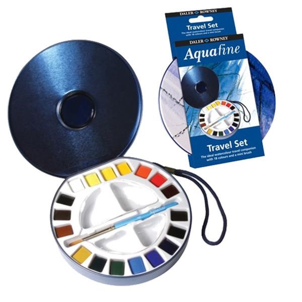 Acquarelli acquafine travel set 18 mezzi godets