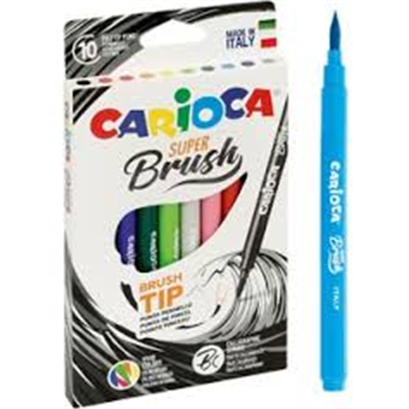 Pennarelli super Brush 10 colori