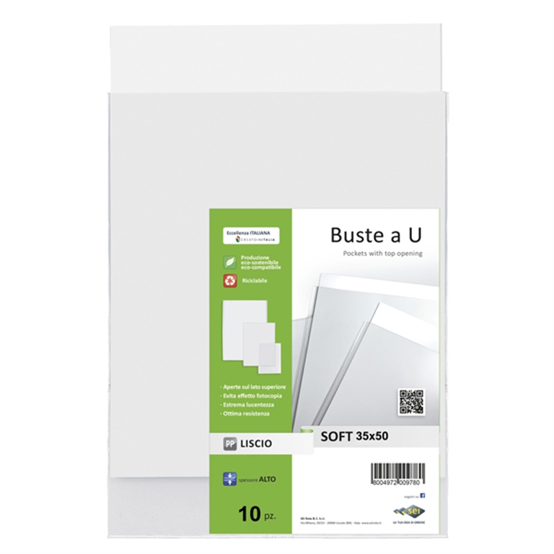 Busta in PPL cm. 35x50 150  m lucida