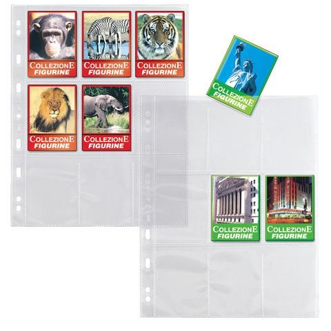 Buste porta figurine 21x29,7 cm. 9 spazi