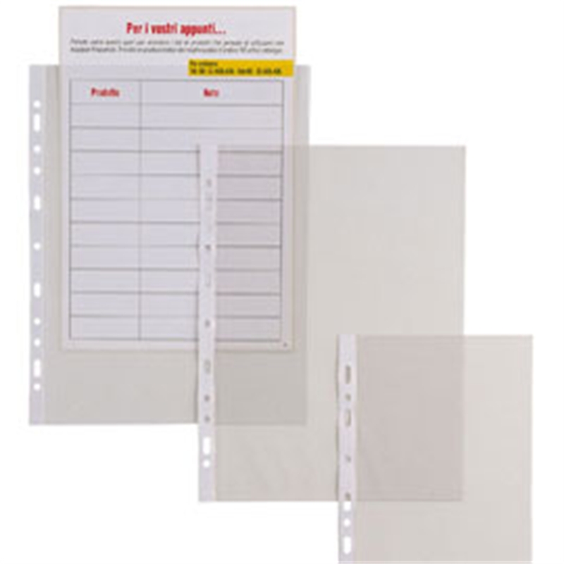 Busta con perforazione universale cm.15x21 150  m (25) satinata