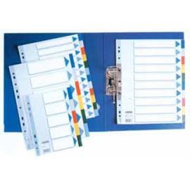 Divisori in PPL A4 12 tasti colorati