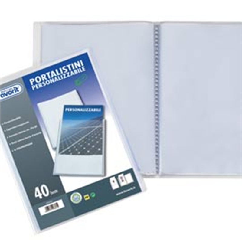 Portalistini personalizzabile A4 50 buste