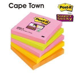 Blocco adesivo post-it Super Sticky 76X76 assortiti