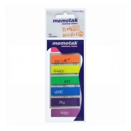 Segnapagina 8 colori in plastica