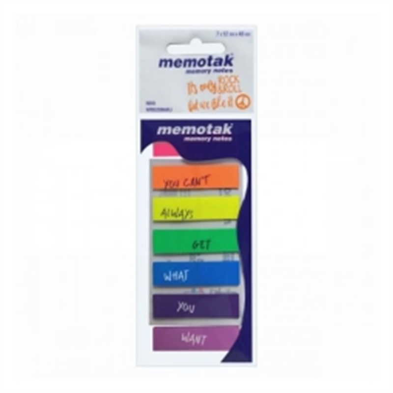 Segnapagina 8 colori in plastica