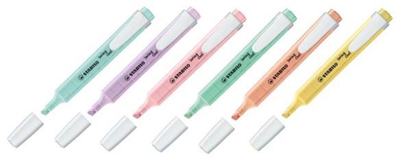 Evidenziatore Stabilo Swing colori pastello