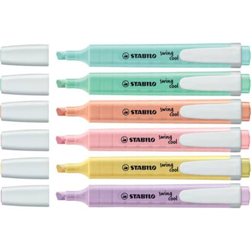 Evidenziatore Stabilo Swing colori pastello