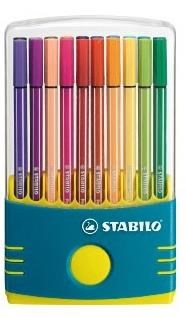 Pennarelli punta piccola scatola 20 colori PEN 68 STABILO parade
