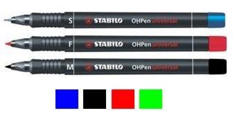 Pennarello indelebile OHPen Stabilo superfine 0,4 mm. S