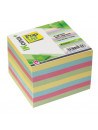 Blocco cubo a fogli colorati