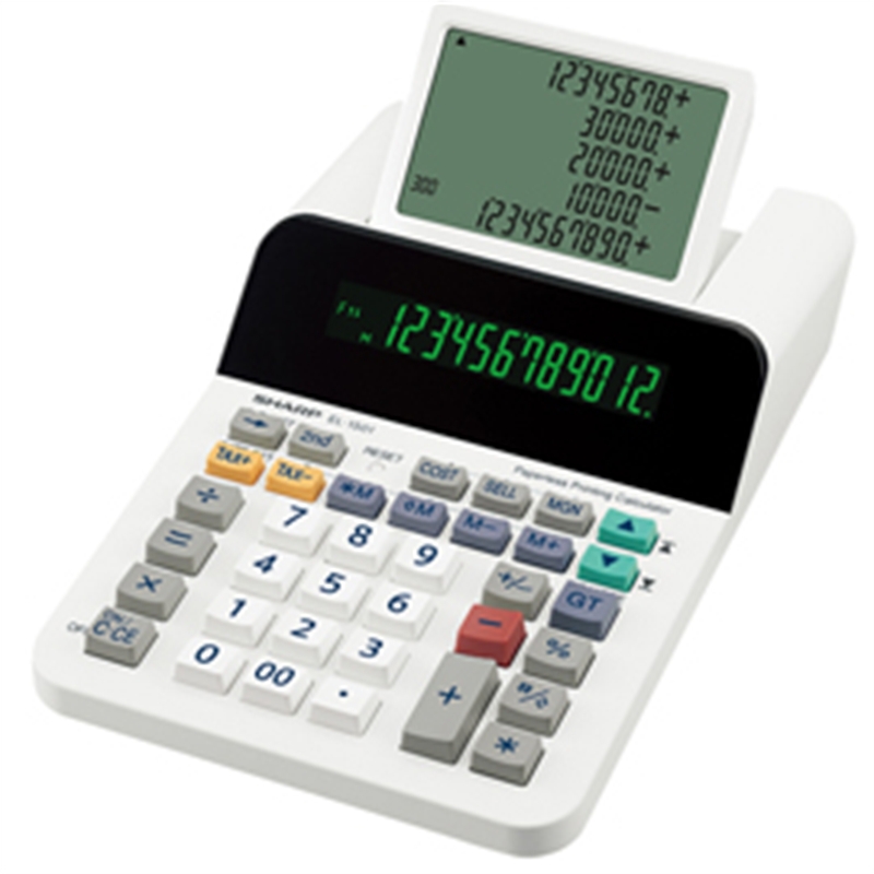 Calcolatrice  scrivente  Sharp EL1501
