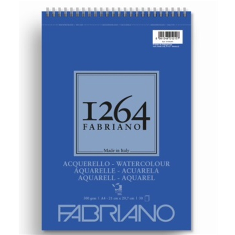 Blocco acquerello A5 20 fg. 300 gr/m  spiralato in alto