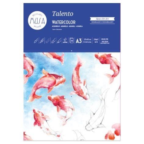 Blocco acquerello A3 10 fg. 300 gr/m