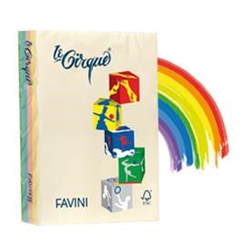 Risma 500 fg. carta 80 gr. A4 colori tenui assortiti Le Cirque