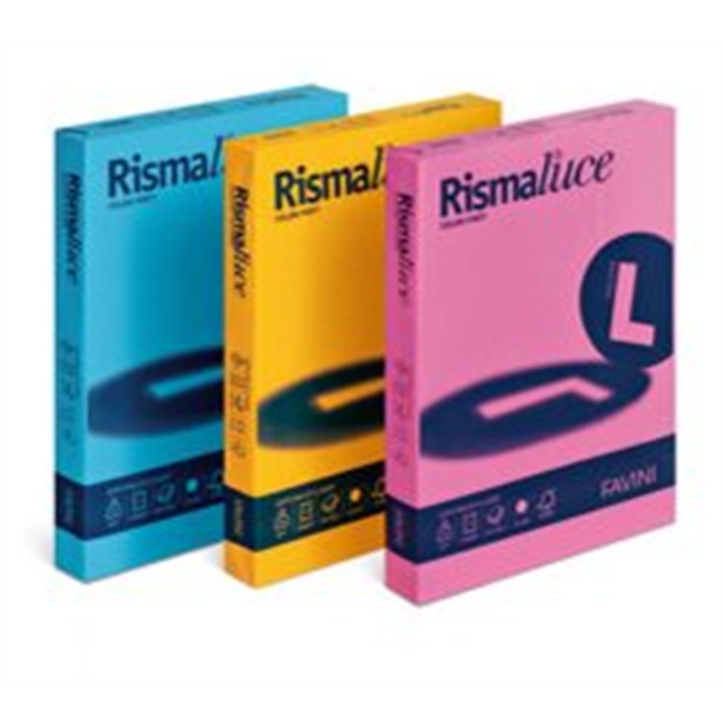 Risma 300 fg. carta 90 gr. A4 monocolore tinte forti