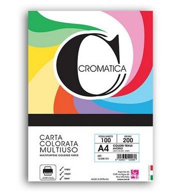 Risma 100 fg. cartoncino 200 gr. A4 bianca