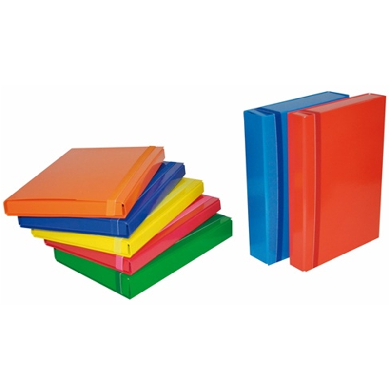 Cartellina 3 lembi ed elastico 25x35 dorso 7 cm. elastico piatto