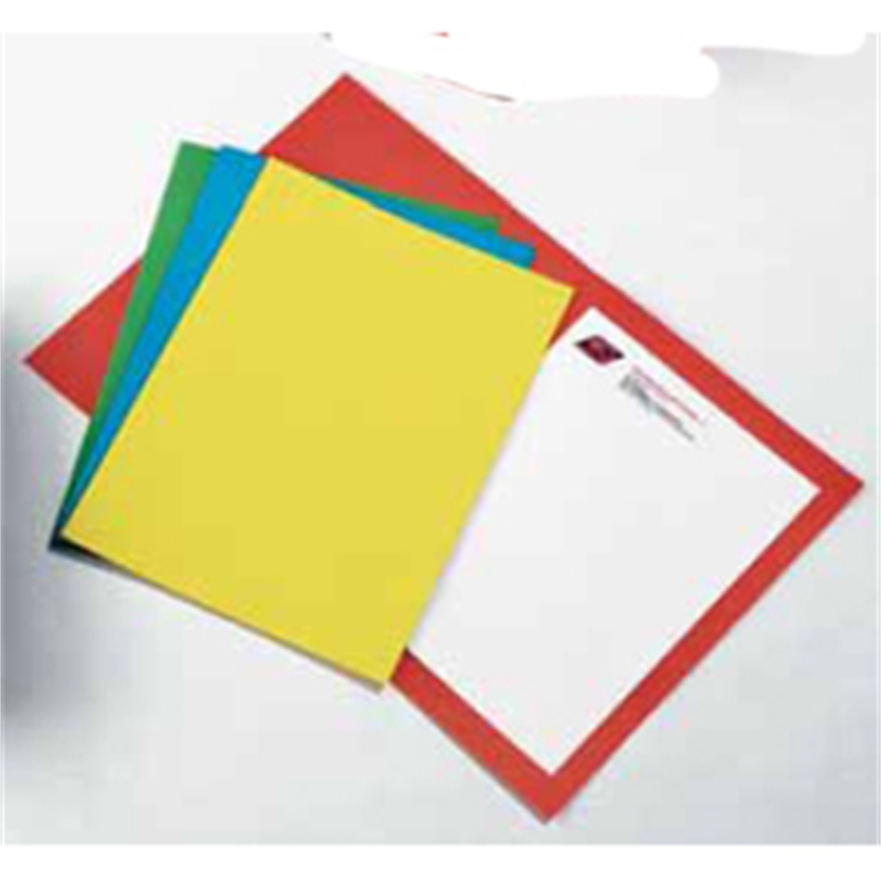 Cartelline in cartoncino luce senza alette assortite 50 pz.