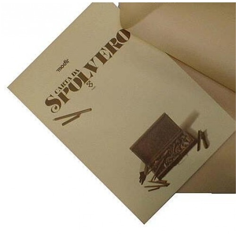 Carta spolvero tinta camoscio 90 gr/mq. foglio cm. 23X33