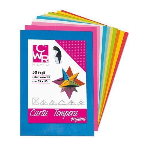 Album 50 fogli carta per origami cm. 35x50