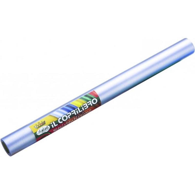 Rotolo plastica satinata per foderare libri cm. 50x500 72 my