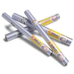 Rotolo plastica satinata per foderare libri cm. 50x500 90 my