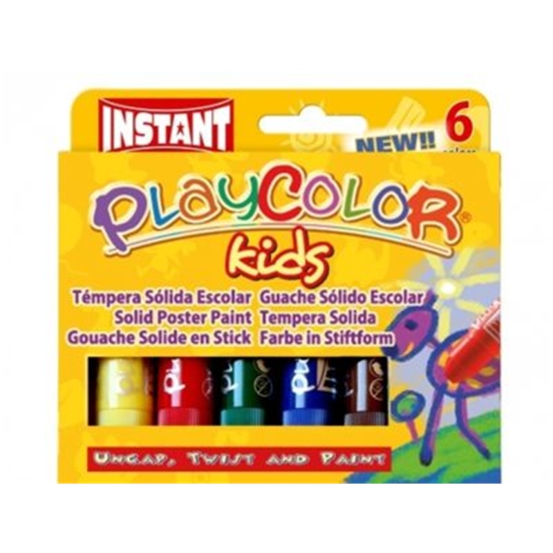 Tempera Solida Instant 6 Colori