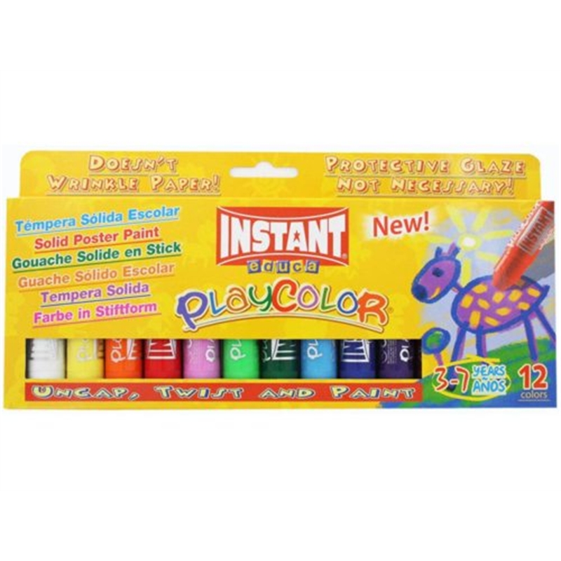 Tempera Solida Instant 12 Colori