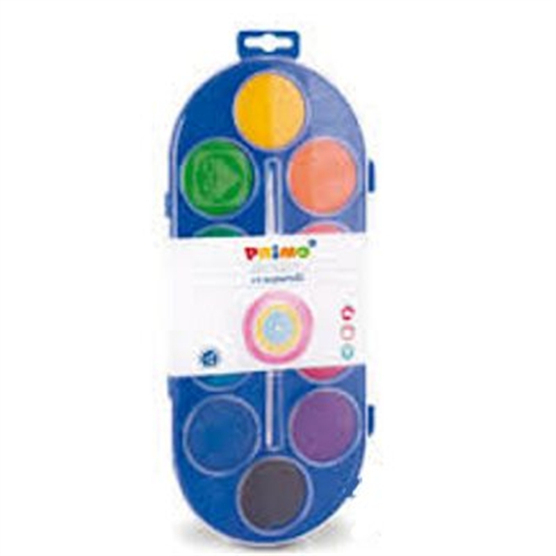 Acquerelli astuccio 10 colori   44 mm.