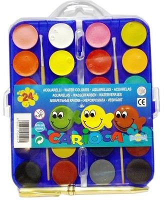 Acquerelli astuccio 24 colori 30 mm