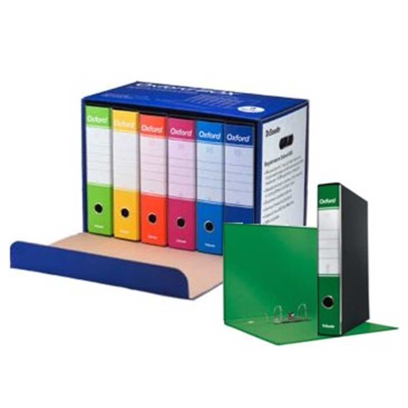 Registratore cm. 35x28x8 a 2 anelli OXFORD G85 6 pz.