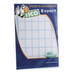 Etichette rettangolari bianche uso mano