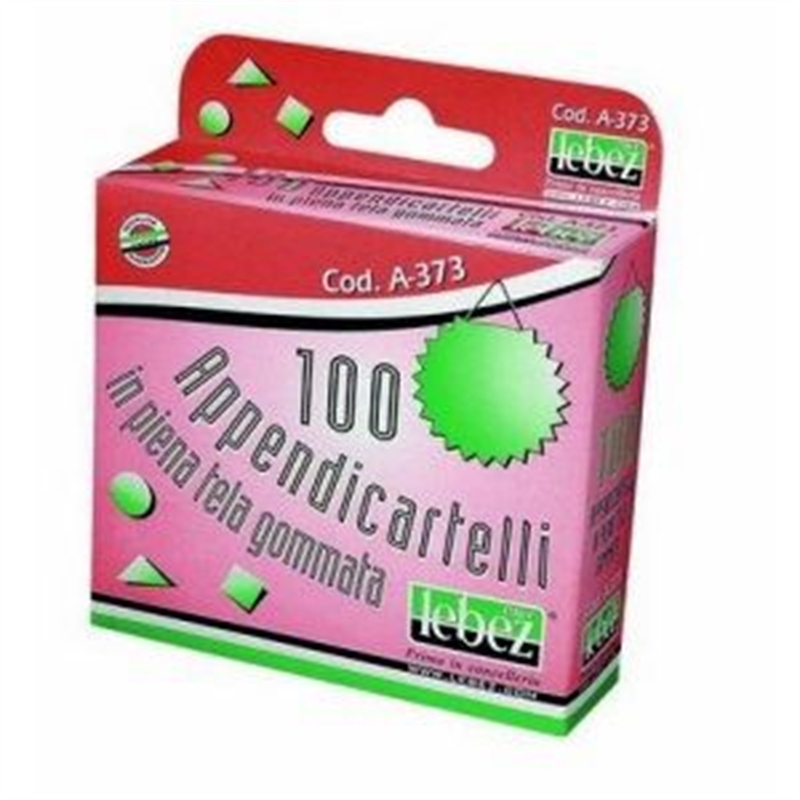 Appendicartelli adesivi in tela