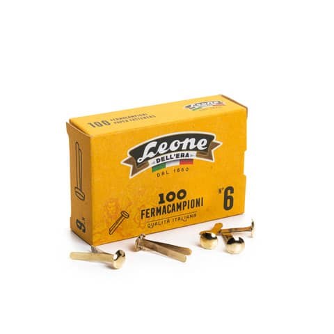 Scatola 100 Fermacampioni n. 6 28 mm.