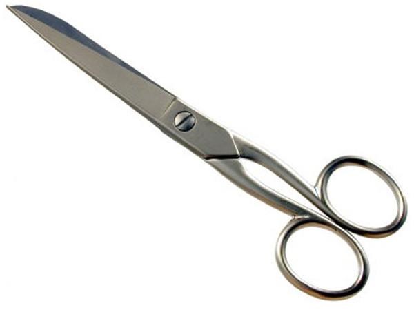 Forbice acciaio inox forgiato cm. 21 Lavoro